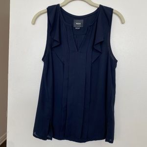 Maeve Navy Blue Sleeveless Blouse
